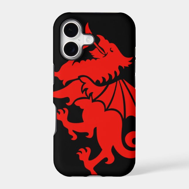 Welsh Dragon Iphone Case (Back)