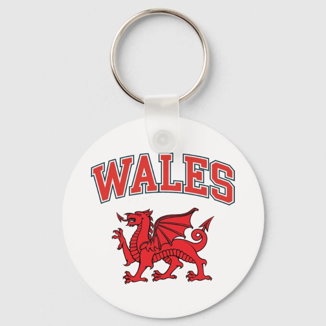 Welsh Dragon Keychain (Front)
