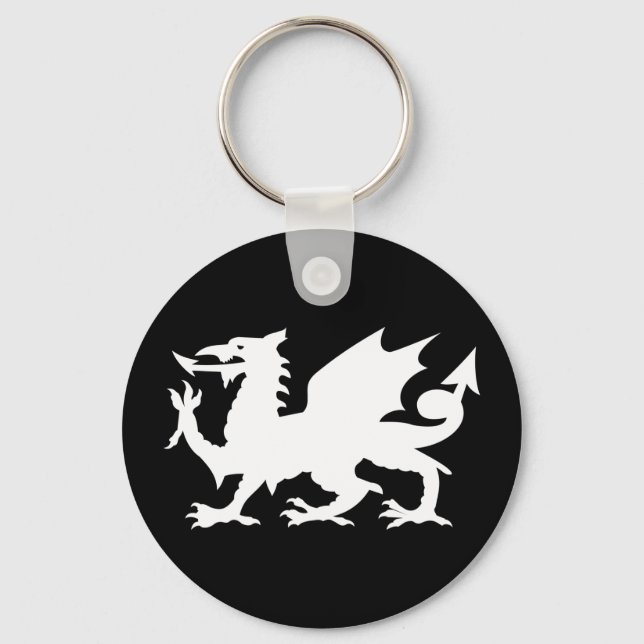 Welsh Dragon Keychain (Front)