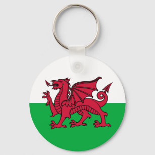 Welsh Dragon Keychain