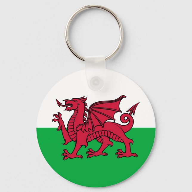Welsh Dragon Keychain (Front)