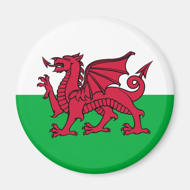Welsh Dragon Magnet (Front)