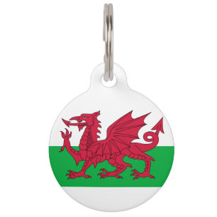 Welsh Dragon Pet ID Tag