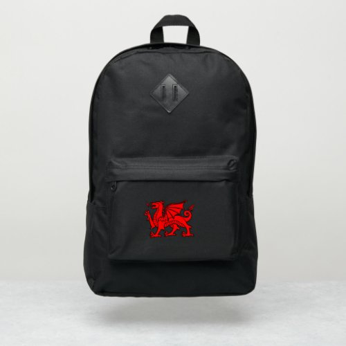 Welsh dragon port authority backpack