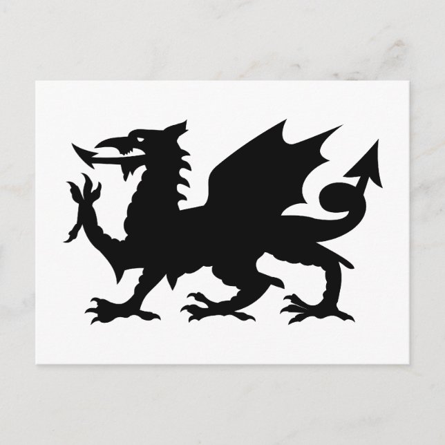 Welsh Dragon Postcard (Front)