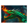 Welsh Dragon Provides Heating for English Castle Poster