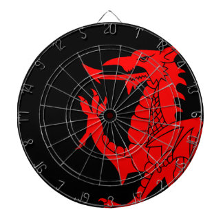 Welsh Dragon Rampant Dart Board