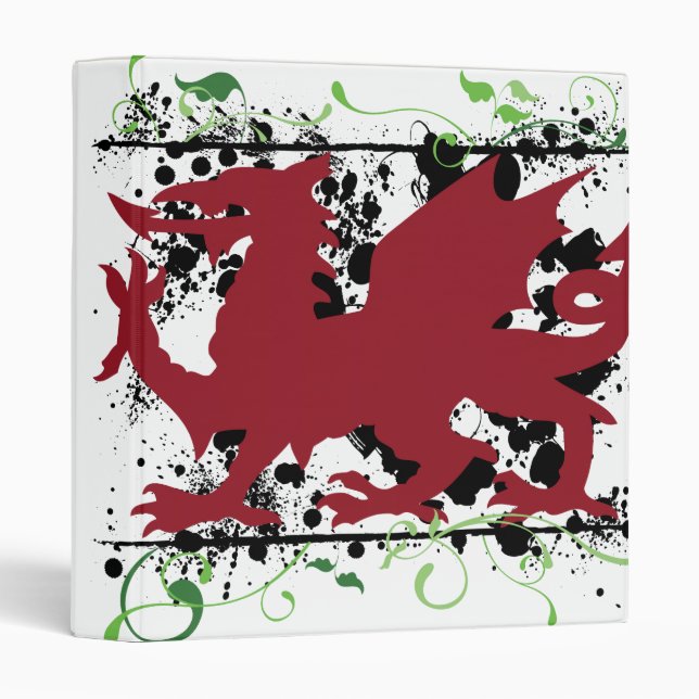 Welsh Dragon School Binder (Front/Spine)
