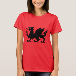 Welsh Dragon Silhouette T-Shirt