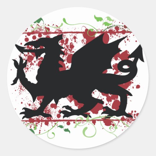 Welsh Dragon Stickers