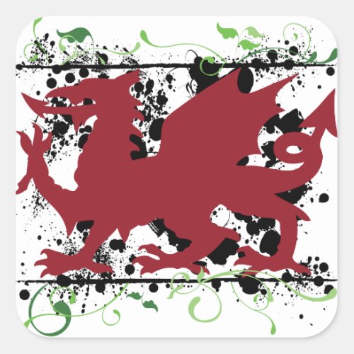 Welsh Dragon Stickers