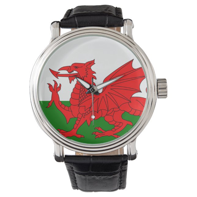 Welsh Dragon "The Red Dragon" Watch (Front)
