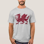 Welsh Dragon Y Ddraig Goch Shirt at Zazzle