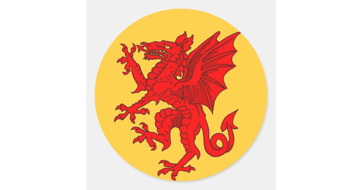 Flag With Dragon Yellow Red Minimalist Interior Design