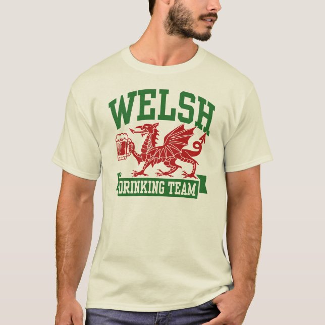 Welsh Drinking Team T-Shirt (Front)