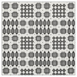 Welsh Faux Tapestry Black and White Pattern Fabric