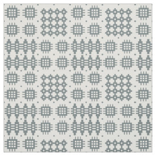 Welsh Faux Tapestry Slate on Gray Pattern Fabric