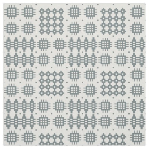Welsh Faux Tapestry Slate on Gray Pattern Fabric