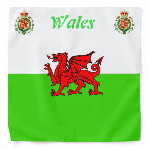 Welsh flag bandana