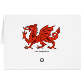 Welsh Flag Cards (Back Horizontal)