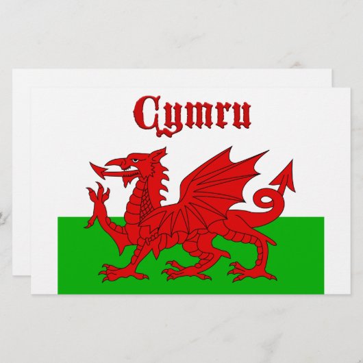 Welsh Flag Cymru (Front/Back)