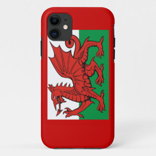 Welsh flag, "Cymru am byth", iPhone 11 Case