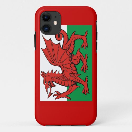 Welsh flag Cymru am byth iPhone 11 Case
