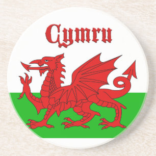 Welsh Flag Cymru Coaster