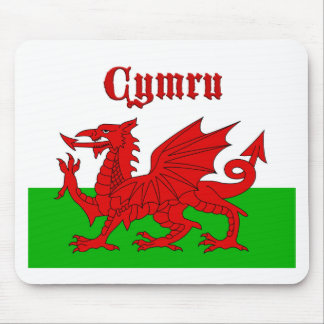 Welsh Flag Cymru Mouse Pad