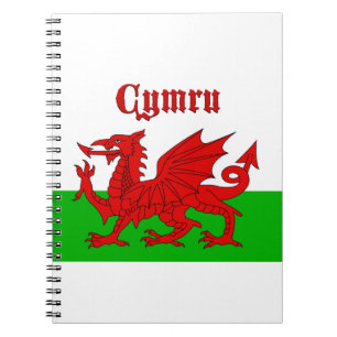 Welsh Flag Cymru Notebook
