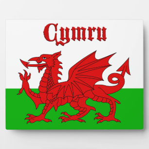 Welsh Flag Cymru Plaque