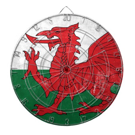 Welsh Flag Dartboard