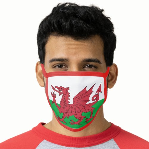 Welsh Flag Face Mask