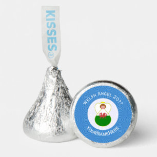 Welsh Flag Hanukkah Angel Personalized Hershey®'s Kisses®