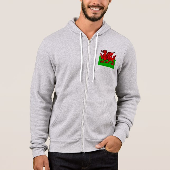 Welsh Flag Hoodie (Front)