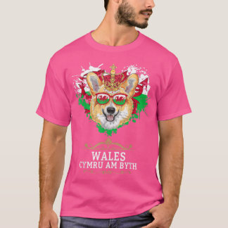Welsh Flag Idea For Kids & Welsh Epats With Welsh T-Shirt