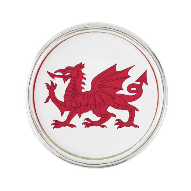 Welsh Flag Lapel Pin (Front)