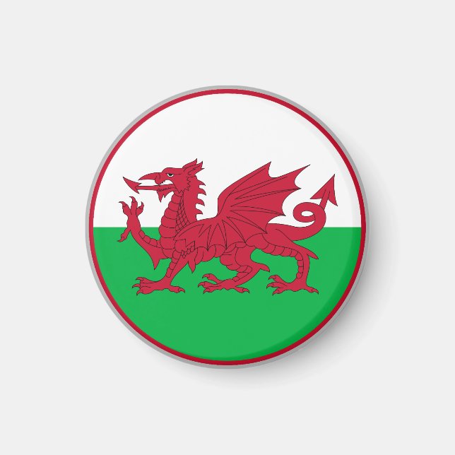 Welsh Flag Magnet (Front)