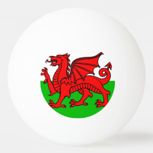 Welsh flag Ping-Pong ball