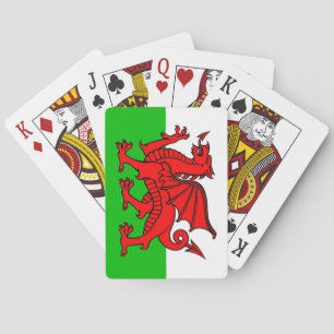Welsh Flag Poker Cards