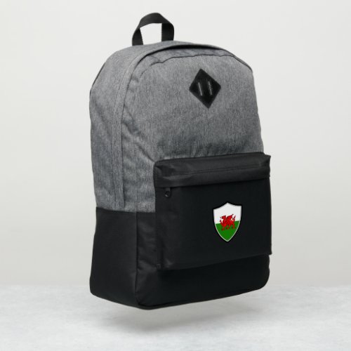Welsh flag port authority backpack