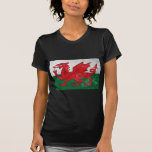 Welsh Flag T-shirt at Zazzle