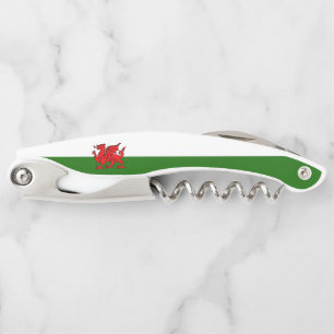 Welsh flag waiter's corkscrew