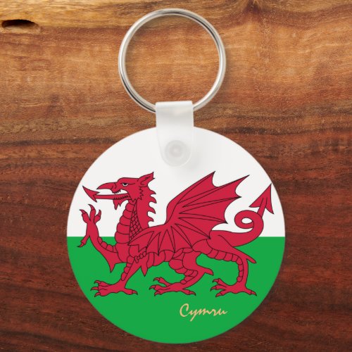 Welsh Flag  Wales fashion sports  Cymru Keychain