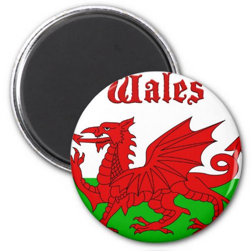 Welsh Flag Wales Magnet
