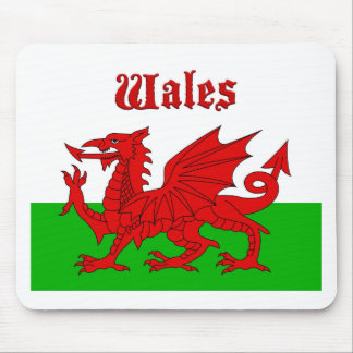 Welsh Flag Wales Mouse Pad