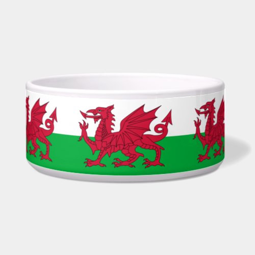 Welsh Flag Wales Welsh Dragon Bowl