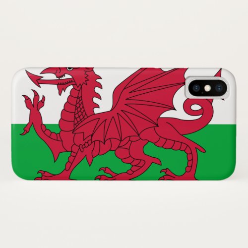 Welsh Flag Wales Welsh Dragon iPhone X Case