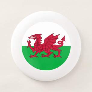 Welsh Flag (Wales) (Welsh Dragon) Wham-O Frisbee