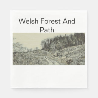 Welsh Forest And Path Napkins